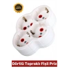 #Priz Premium Kompakt Hafif Taşınabilir Ev Ofis Atölye Bilgisayar Elektronik Pratik Hızlı Bağlantı Elektrik Kaçaklarına Karşı Güvenli Dörtlü Topraklı Fişli Priz