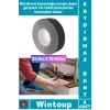 #Bant Profesyonel Ultra Güçlü Yapışkan Isg Iş Yeri Ev Depo Atölye Rampa Kaygan Zemin Merdiven Kayma Önleyici Koruyucu 25 Mm x 15 Metre Siyah Kaydırmaz Bant 4 Adet