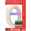 #Bant İz Bırakmaz Isıya Dayanıklı İnce Krep Kağıt Kolay Yapışma Sökülebilme Elle Yırtılabilen Ahşap Metal Cam Plastik Otomotiv Boya Badana 48 Mm X 25 Metre Maskeleme Bantı 1 Adet
