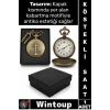 #Saat Retro 4x5 Cm Klasik Koleksiyonluk Hediyelik Özel Kutulu Gümüş Şık Çapalı Tasarım Köstekli Saat