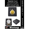 #Saat Retro 4x5 Cm Klasik Koleksiyon Hediyelik Özel Kutulu Gümüş Şık Tuğra Tasarımlı Köstekli Saat