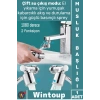 #Musluk 1080 Derece Döner Robotik Kol Mutfak Banyo Lavabo Tasarruflu Filtreli Akrobat Musluk Başlığı