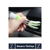 Araç İçi Zor Dar Hassas Yerleri Temizleyen Elektronik Otomobil Araç Klima İç Detay Temizleme Fırçası