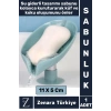 Banyo Mutfak Lavabo Sabun Sünger Montajsız Su Giderli Küflenme Kuruma Koku Önleyen Vantuzlu SABUNLUK