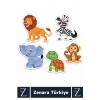 Bebek Gelişim Görsel Algı Düşünme Beceri Gelişimi Eğitici BABY PUZZLE-ORMAN HAYVANLARI