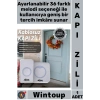 Beyaz Kablosuz Su Geçirmez Kapı Zili