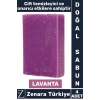 Bitkisel Organik %100 Doğal Saç Yüz Vücut El Kullanım Cilt Onarıcı Temizleyici Sabun LAVANTA 4 Adet