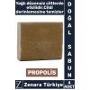 Bitkisel Organik Doğal Saç Yüz Vücut El Kullanım Cilt Temizleyici Parlatıcı Sabun PROPOLİS 4 Adet