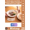 #Bone Gıda Saklama Poşeti Pratik Mutfak Hijyenik Lastikli Tencere Tabak Bonesi 100 Adet 20 Cm