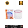 #File Kaliteli Dayanıklı Fermuarlı Hassas Yıkama Koruma Torbası Küçük Çamaşır Filesi 15 X 16 Cm