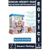 Çocuk Duyusal Gelişim Görsel Algı Mevsim Öğretici Eğlenceli DOKUN-HİSSET-TANI KIŞ EĞİTİM KARTLARI