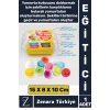 Çocuk Eğitici Düşünme Görsel Algı Eşleştirme Becerisi Geometrik Şekiller YUMURTA EŞLEME Oyunu 6lı