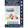 Çocuk Eğitici Düşünme Görsel Algı Eşleştirme Becerisi Geometrik Şekiller YUMURTA EŞLEME Oyunu 12li