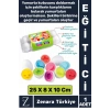 Çocuk Eğitici Düşünme Görsel Algı Eşleştirme Becerisi Geometrik Şekiller YUMURTA EŞLEME Oyunu 10lu