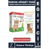 Çocuk Eğitici Görsel Algı Dil Gelişimi Eğlenceli DOKUN-HİSSET-TANI Türkçe-İngilizce Eğitim Kartları