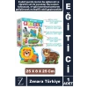 Çocuk Eğitici Koordinasyon Hayvanları Tanıma Zeka Geliştirici Eğlenceli MY BEST PUZZLE-HAYVANLAR