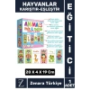 Çocuk Eğitici Zeka Dikkat Yetisi Dil Görsel Zeka Geliştirici Oyun HAYVANLAR KARIŞTIR-EŞLEŞTİR
