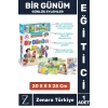 Çocuk Eğitici Zeka Dil Geliştiren Kişisel Gelişim Günlük Eylemler Resimli Aktivite Kartlar-BİR GÜNÜM