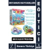 Çocuk Eğitici Zeka El Göz Koordinasyonu İnce Motor Beceri Geliştirici Puzzle OKYANUS HAYVANLARI