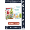 Çocuk Eğitici Zeka Geliştiren Yabancı Dil Öğretici Eğlenceli İNGİLİZCE TÜRKÇE KARTLAR- İLK 50 SÖZCÜK