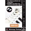 Çocuk Genç Yetişkin Şık Klipsli Manyetik Lastikli Pratik Mıknatıslı Ayakkabı Bağcığı 100 Cm 5 Çift