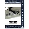 Dayanıklı Araç İçi Tüm Güneşlikler Hasar Önleyici Kart Ehliyet Ruhsat Gözlük Tutacağı Klips 2 Adet