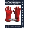Dayanıklı Kaynak Yangın Mangal Tamir İş Su Geçirmez Yüksek Isıya Dayanıklı Çok Amaçlı Deri Eldiven