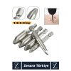 Dayanıklı Matkap Tornavida Uyumlu Hasarlı Paslı Kırık Yamuk Vida Sökme Çıkarma 4 Farklı Uçlu Set