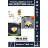 Dayanıklı Yanmaz Yapışmaz Kahvaltı Yumurta Omlet Krep Pişirme KALP DAİRE YILDIZ Eğlenceli Özel Set