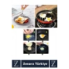 Dayanıklı Yanmaz Yapışmaz Kahvaltı Yumurta Omlet Krep Pişirme KALP DAİRE YILDIZ Eğlenceli Özel Set