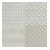 DecoHandy 30x30 cm Kendinden Yapışkanlı  Pvc Karo Mutfak Arası 4 Lü Karışık model  0,36m2