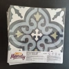 DecoHandy  Pvc Duvar Karosu 30x30cm 4lü Paket - Çini Desen  0,36m2