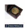Dekoratif Erkek Arkadaş Sevgili Özel Gün Denizci Koleksiyon Hediye PİRİNÇ Ahşap Kutulu PUSULA