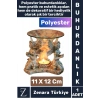 Dekoratif Şık Hediye Aromaterapi Yoga Meditasyon Kolay Temizlenir Dayanıklı Polyester BUHURDANLIK