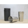 Deri Kılıflı 4Lü Shot Bardak Alk3926