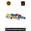 #Mızıka Profesyonel Dayanıklı Ergonomik Kaliteli Akustik Çocuk Yetişkin Kompakt Desenli Metal Mızıka