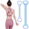 #Egzersiz Pilates Yoga Fitness Kondisyon Kas Geliştirici Esnek Dirençli Şık Silikon Egzersiz Lastiği