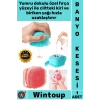 #Kesesi Silikon Çift Taraflı Gözenek Temizleyici Kir Arındırıcı Duş Jeli Hazneli Banyo Masaj Kesesi