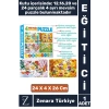 Eğitici Zeka El Göz Koordinasyon Geliştirici Çocuk 12 + 16 + 20 + 24 Parça 4 MEVSİM 4 in 1 PUZZLE