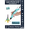 Ergonomik ABS Plastik Bükülebilir 3D Renkli Üç Boyutlu Çocuk Grafik Tablet Yazıcı 3D ÇİZİM KALEMİ