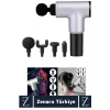 Ergonomik Kol Bacak Sırt Bel Titreşim Terapisi Spor Fitness Kas 6 Hız Kademe 4 Başlıklı Masaj Aleti