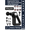 Ergonomik Kol Bacak Sırt Bel Yüksek Titreşim 12 Hız Kademeli Spor Fitness Kas 8 Başlıklı Masaj Aleti