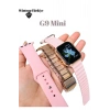 G9 Mini 41 Mm Amoled Ekran Akıllı Saat 3 Strap+Bracelet IPhone14/Pro/Promax Uyumlu