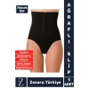 Gündelik Doğal Görünüm Vücut Beden Küçülten Toparlayan Yüksek Bel Ağraflı Slip Korseli TAYT