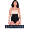 Gündelik Doğal Görünüm Vücut Beden Küçülten Toparlayan Yüksek Bel Ağraflı Slip Korseli TAYT