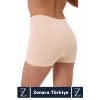 Gündelik İz Göstermez Vücut Sıkılaştıran İncelten Toparlayan Dikişsiz Yüksek Bel Boxer Şort Korse