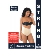 Gündelik İz İç Göstermez Kaymaz Vücut Sıkılaştıran İncelten Toparlayan LAZER KESİM String Korse