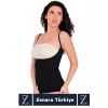 Günldelik Vücut Şekillendiren Beden Küçülten Toparlayan Gögüs Altı Askılı Ağraflı Bel Korse