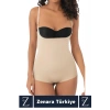 İç Göstermez Kaymaz Sıkılaştıran Şekillendiren Toparlayan LAZER KESİM Askılı Gögüs Altı Body Korse