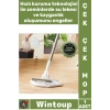 #Mop Hijyenik Fonksiyonel Parke Seramik Zemin Temizlik Islak Mendil Uyumlu Şık Pratik Çek Çekli Mop